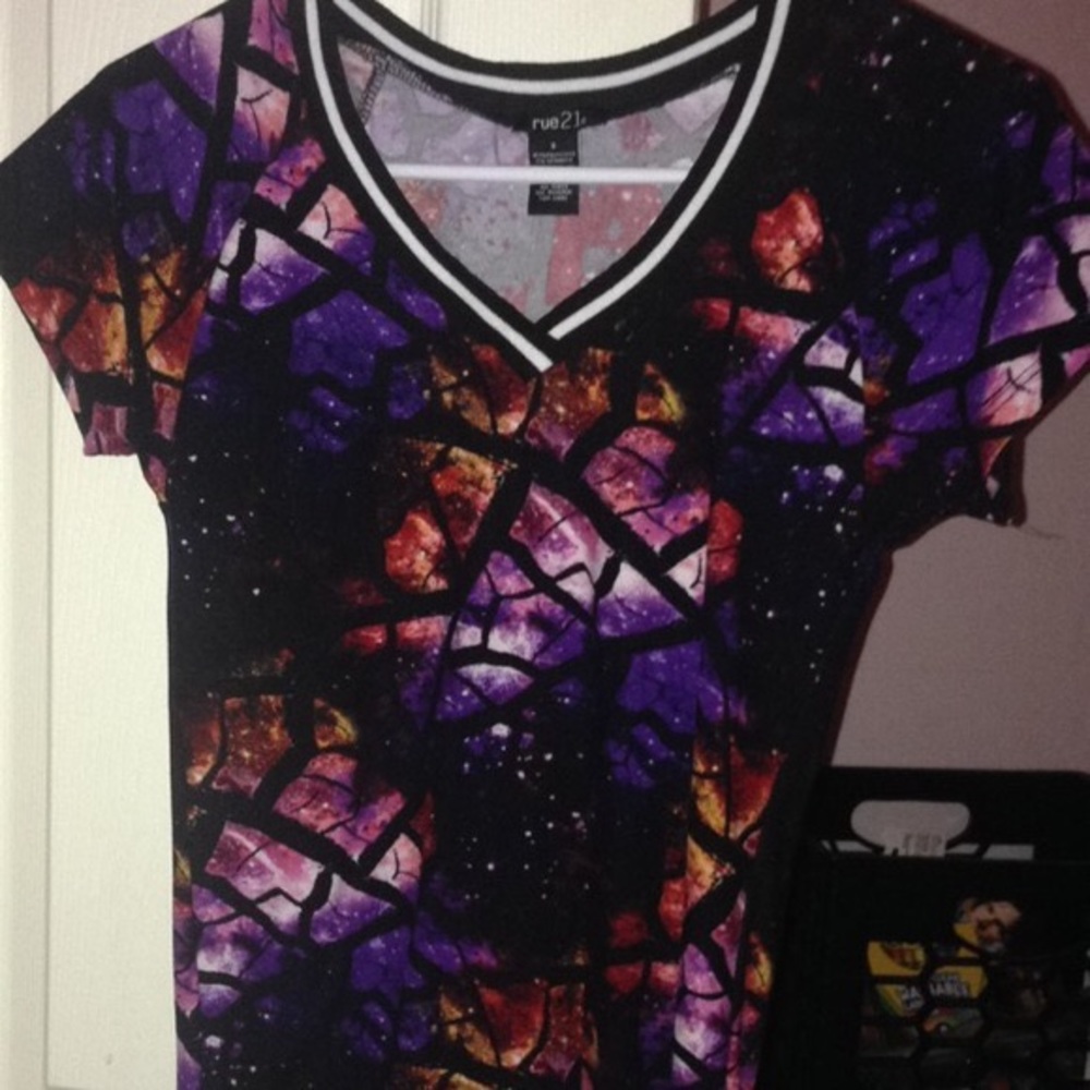 Rue 21 Galaxy shirt